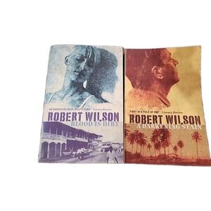 Blood Is Dirt and A Darkening Stain Paperbacks by Robert Wilson 1998